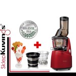 KUVINGS  B6000 PLUS (czerwony) + Akcesoria lody, koktajle, sorbety